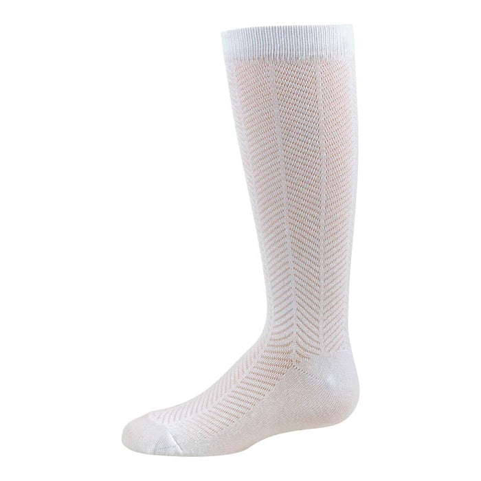 Zubii Diagonal Pattern Knee Sock 1024