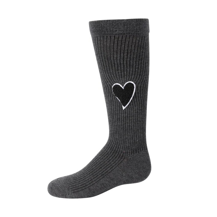 Zubii Sherpa Heart Knee Socks 1128