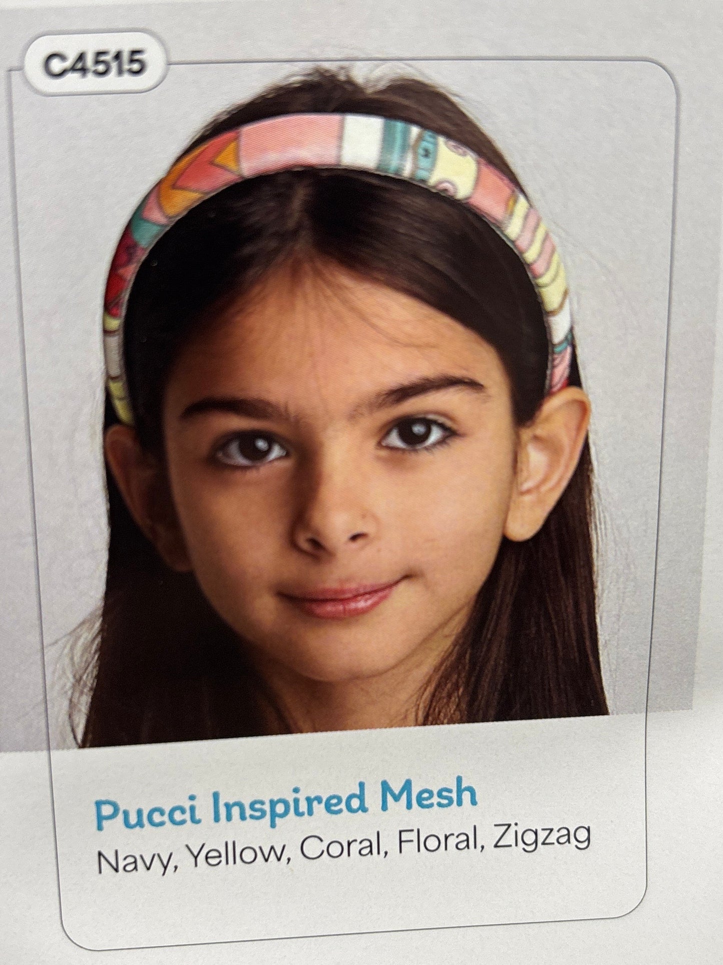 Pucci inspired Mesh Headband Dacee