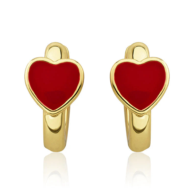Heart Huggy Earring