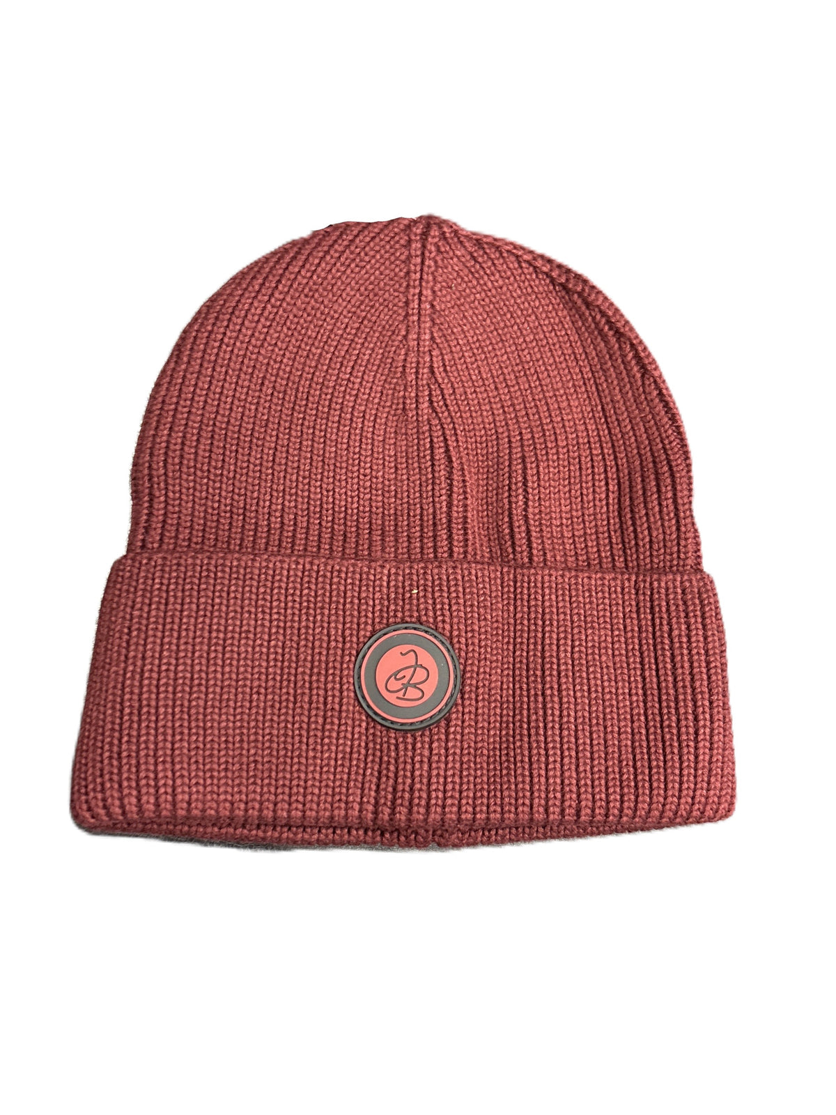 Jelly Bean Rubber Logo Knit Cuff Beanie