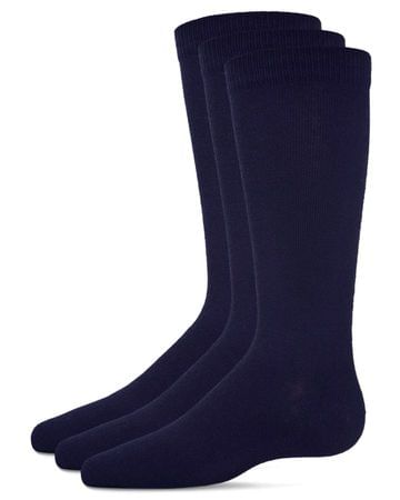 MeMoi Boys' 3 Pair Pack Flat Crew Socks MK-10951