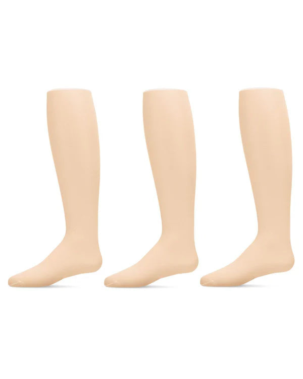 MeMoi Girls Essential Sheer Nylon Tights 3 Pack