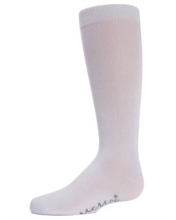 MeMoi Kids' Basic Cotton Blend Knee High Socks MK-5056