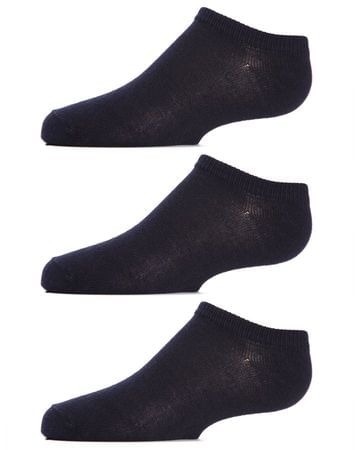 MeMoi Kids Low Cut Cotton Blend Socks 3-Pack mk-555