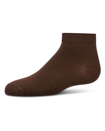 MeMoi Kids Basic Soft Bamboo-Blend Unisex Anklet Sock Basic Colors MK-6066