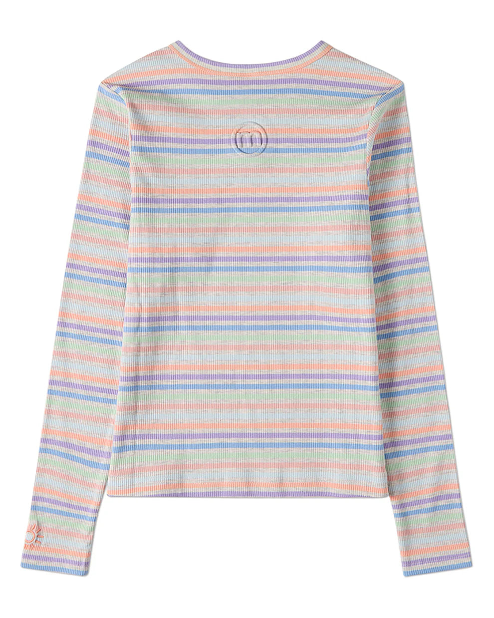 Pre Order! Memoi Summer Sun Striped Long Sleeve T-Shirt