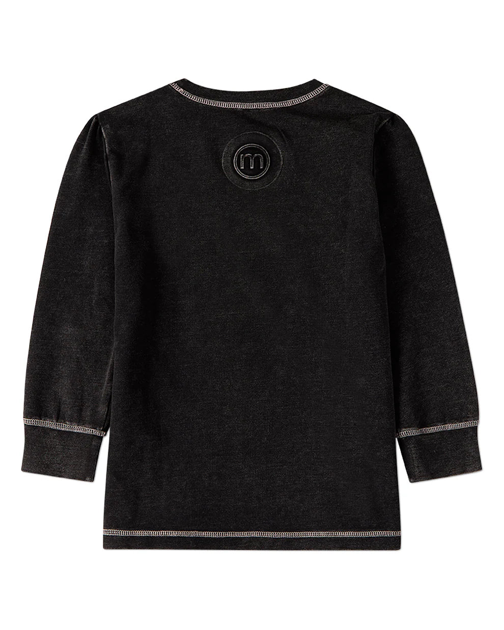 Pre Order! Heathered Long Sleeve T-Shirt Topstitch Trim