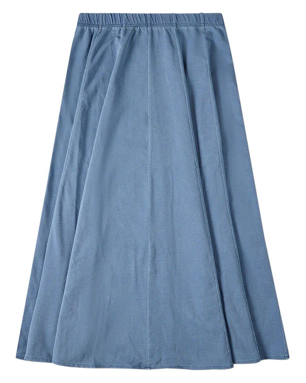 Pre Order! Denim Pull-On Flared Long Skirt