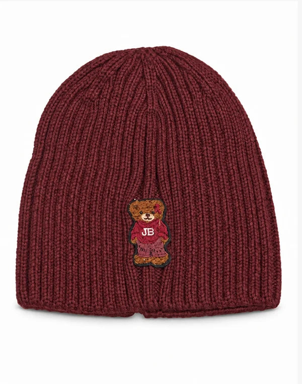 Jelly Bean Teddy Bear Knit Beanie