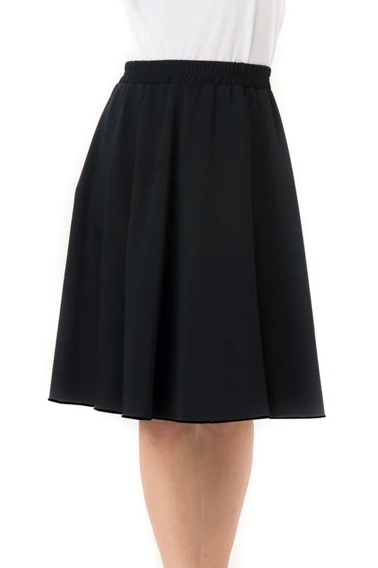 Undercover Waterwear Ladies Basic Black Flairy Skirt
