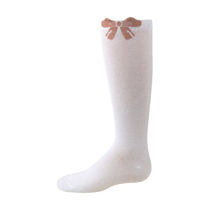 Zubii Flat Bow Knee Sock 1021