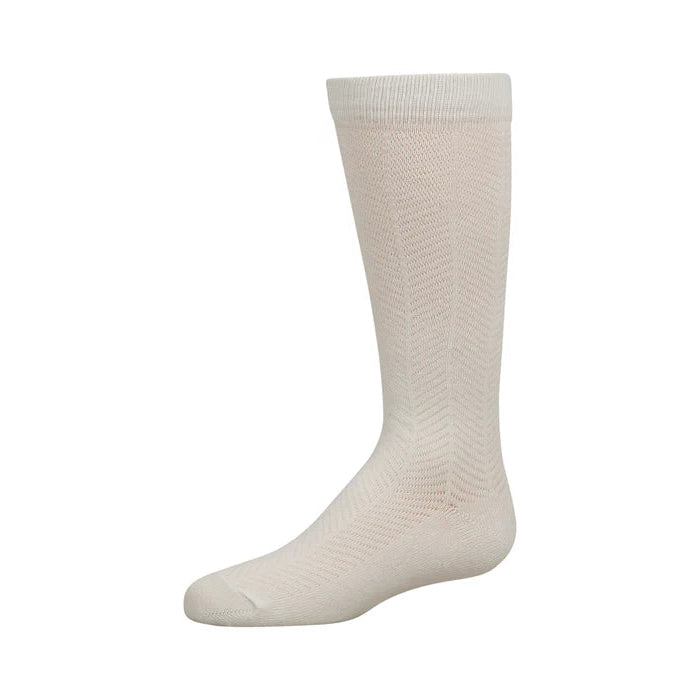 Zubii Diagonal Pattern Knee Sock 1024