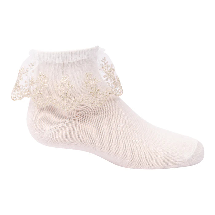 Zubii Elegant Ruffle Ankle