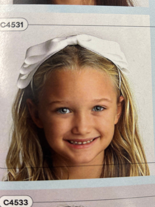 Grosgrain Striped Bow Headband Dacee