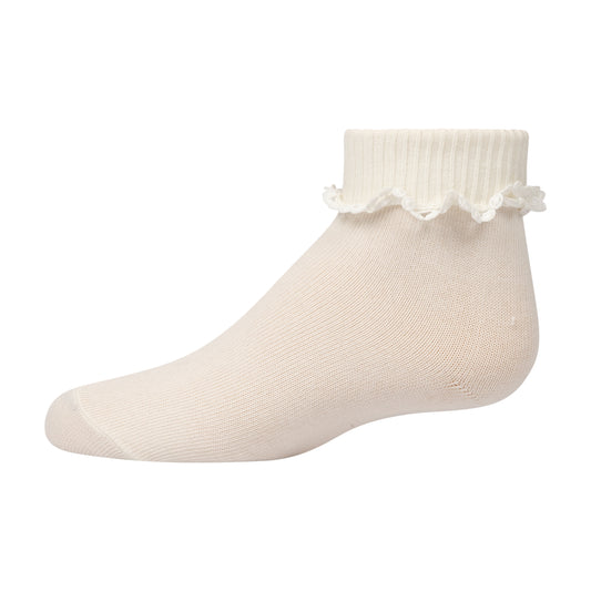 Zubii Circle Lace Ruffle Ankle