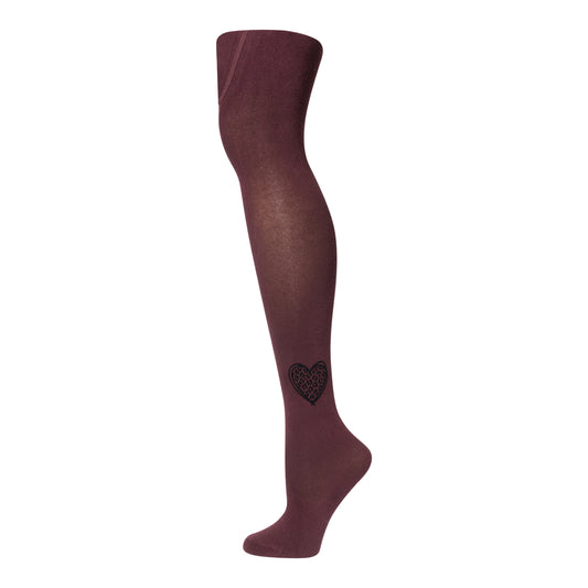 Zubii Velvet Leopard Heart Tight
