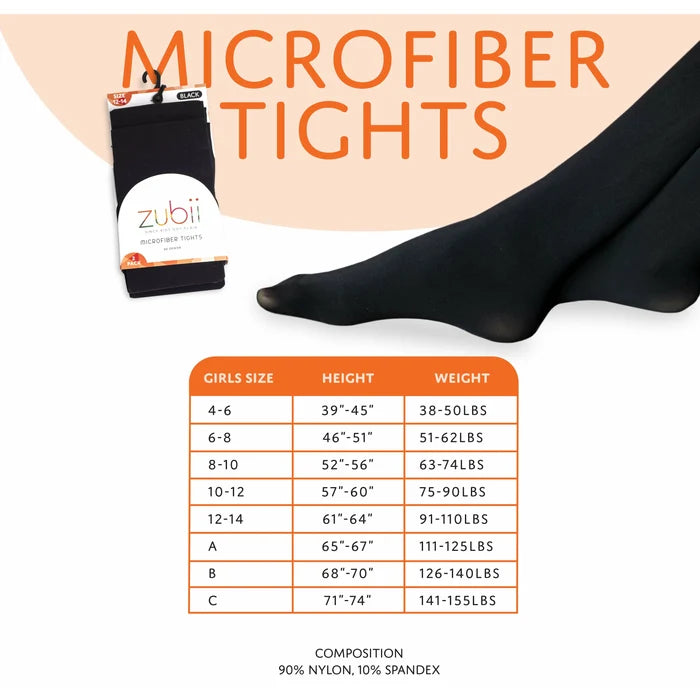 Zubii Microfiber Tights 2pk 60 Denier