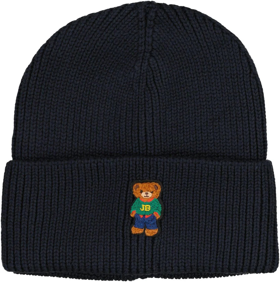 Jelly Bean Teddy Bear Knit Cuff Beanie