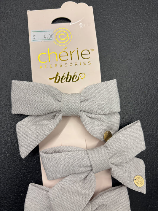 Cherie crepe bow