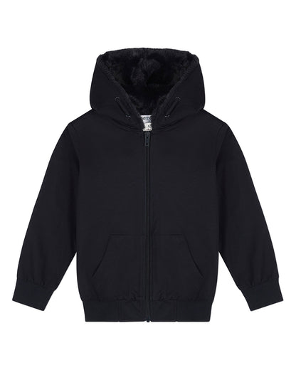 Memoi Boys Faux Fur Zip Up Hoodie - MBJ-005