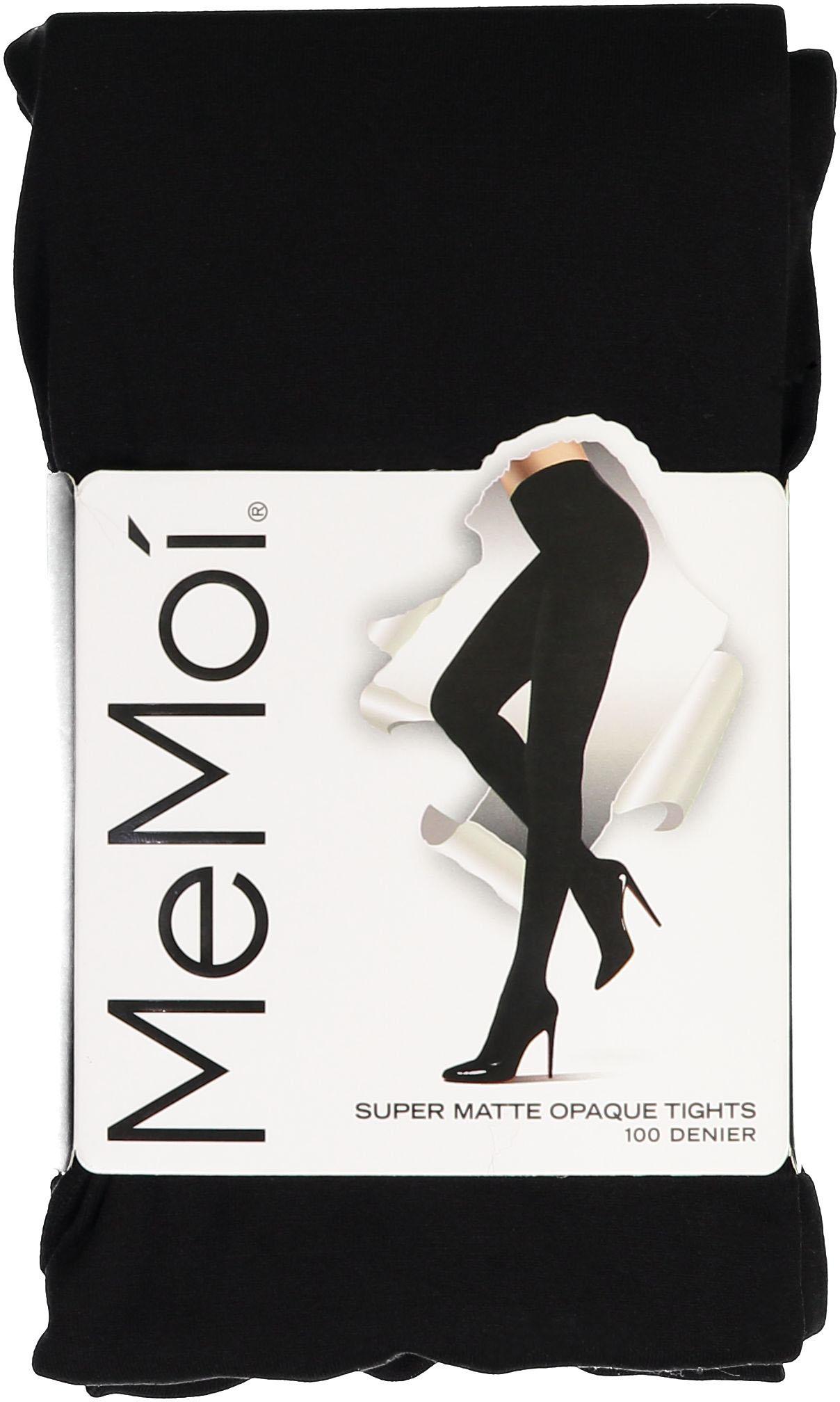 MeMoi Super Matte 100 Denier Opaque Control Top Tights