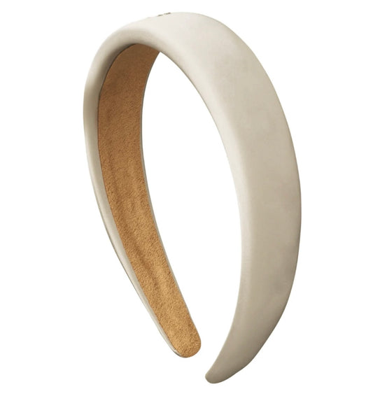 Cherie Silk Puffy Hard Headband