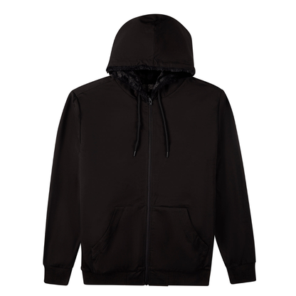 Memoi Adult Faux Fur Zip Up Hoodie - MMJ-005