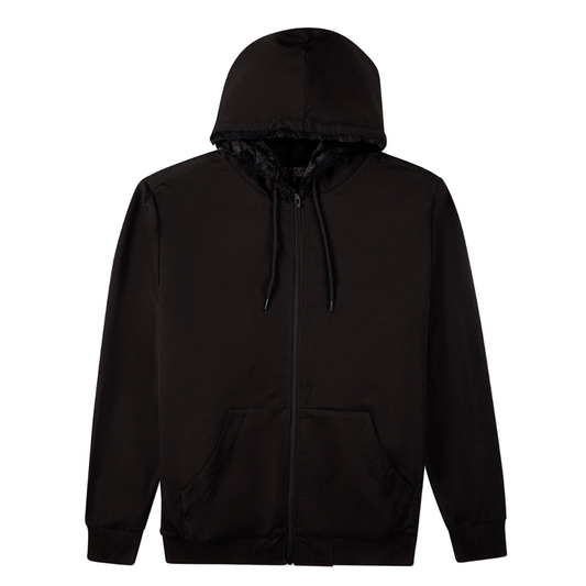Memoi Adult Faux Fur Zip Up Hoodie - MMJ-005