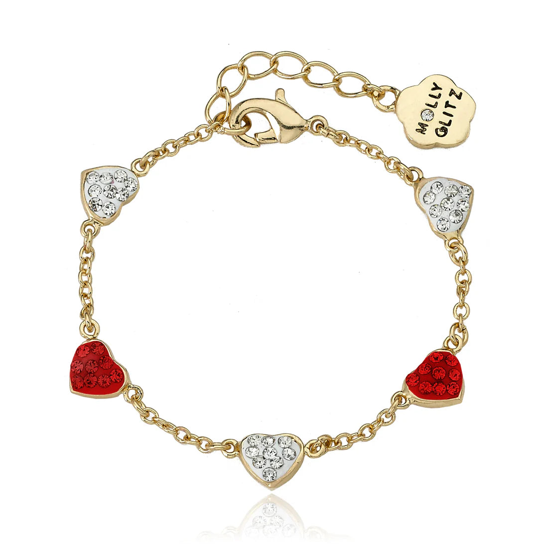 Crystal Heart Bracelet