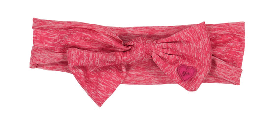 Dacee Ivory Cotton D Logo Bow Headband