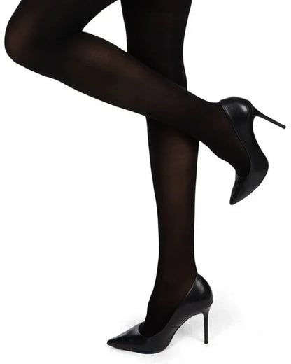 Memoi Microfiber Opaque Thigh High Stockings - MS-746