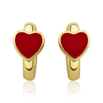 Heart Huggy Earring