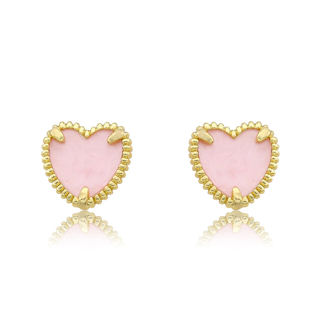 Mother of Pearl Heart Earring