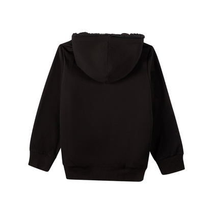 Memoi Boys Faux Fur Zip Up Hoodie - MBJ-005