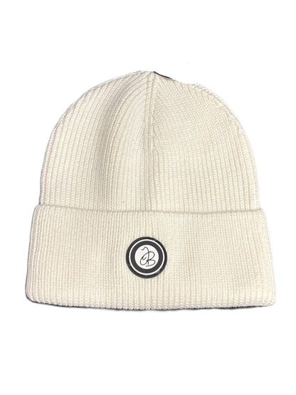 Jelly Bean Rubber Logo Knit Cuff Beanie
