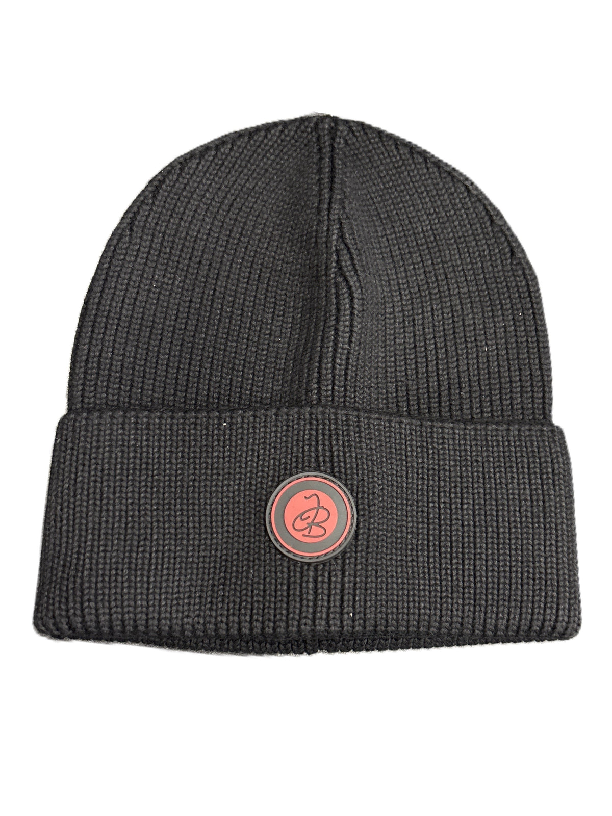 Jelly Bean Rubber Logo Knit Cuff Beanie