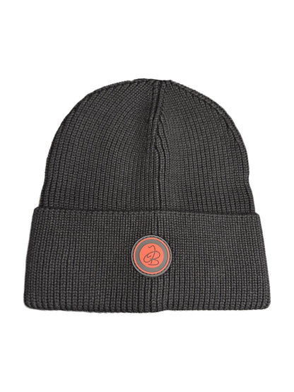 Jelly Bean Rubber Logo Knit Cuff Beanie