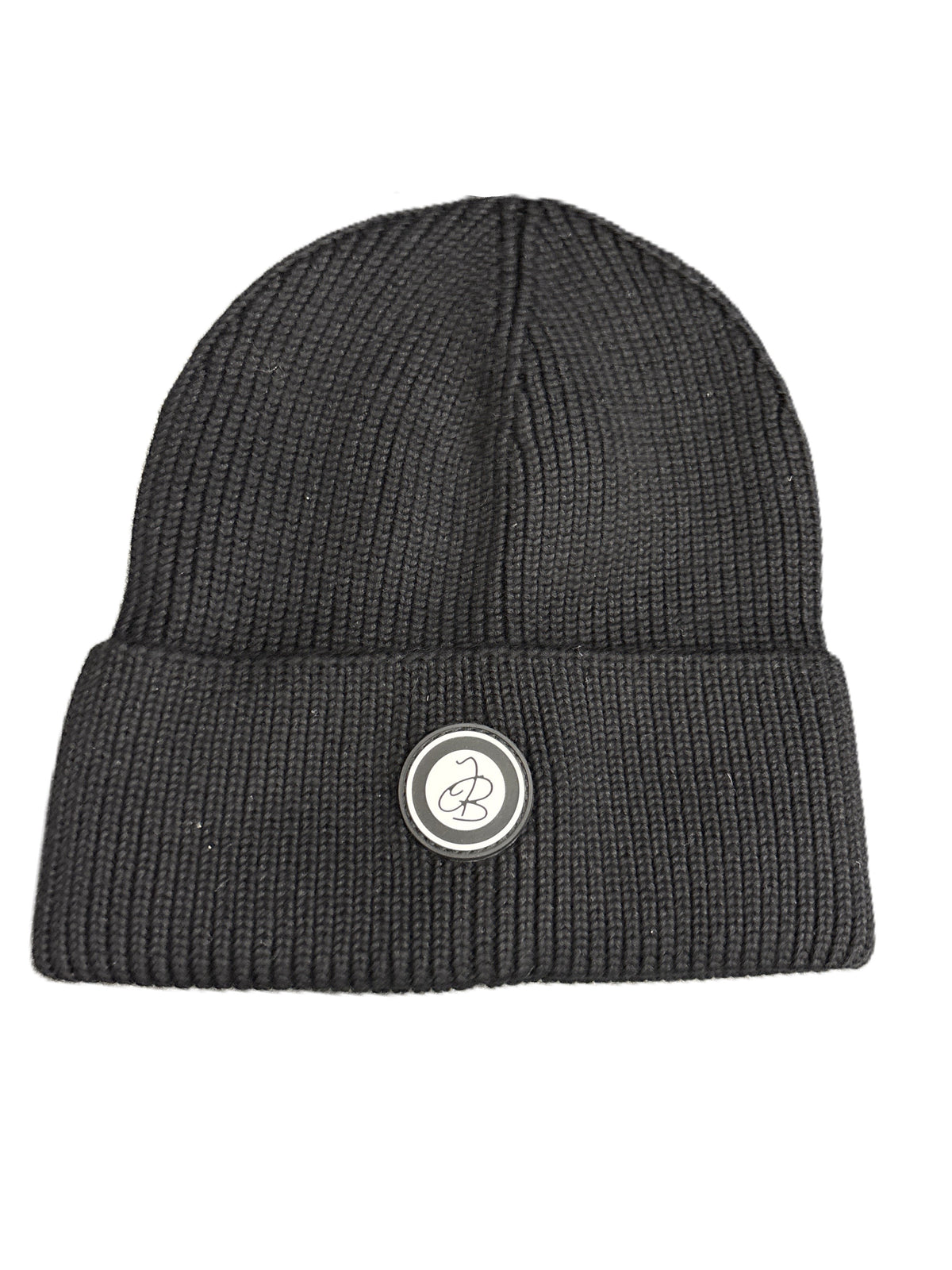 Jelly Bean Rubber Logo Knit Cuff Beanie