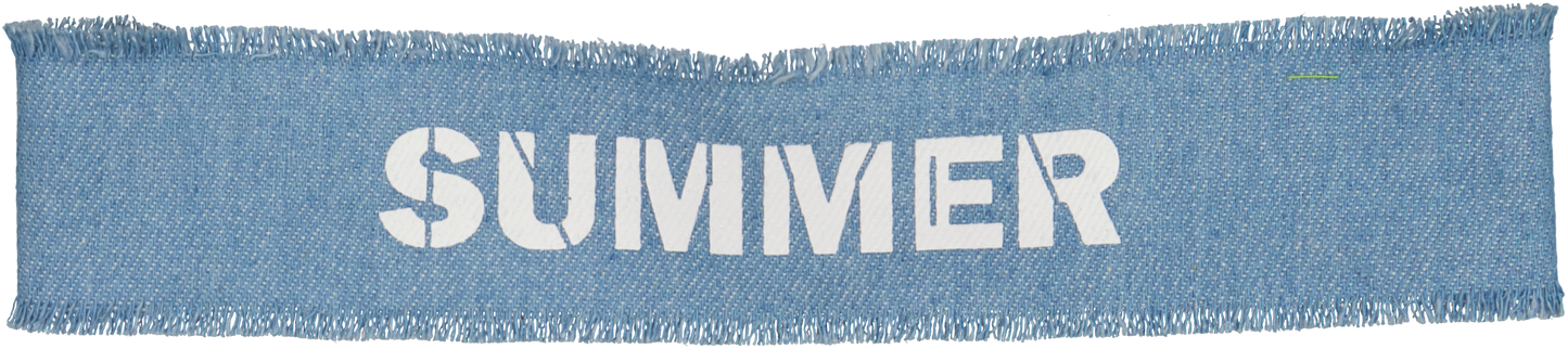 Dacee Denim Wash Summer Junior Headwrap