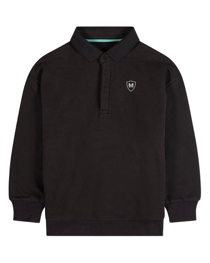Memoi Boys Long Sleeve Polo Sweatshirt