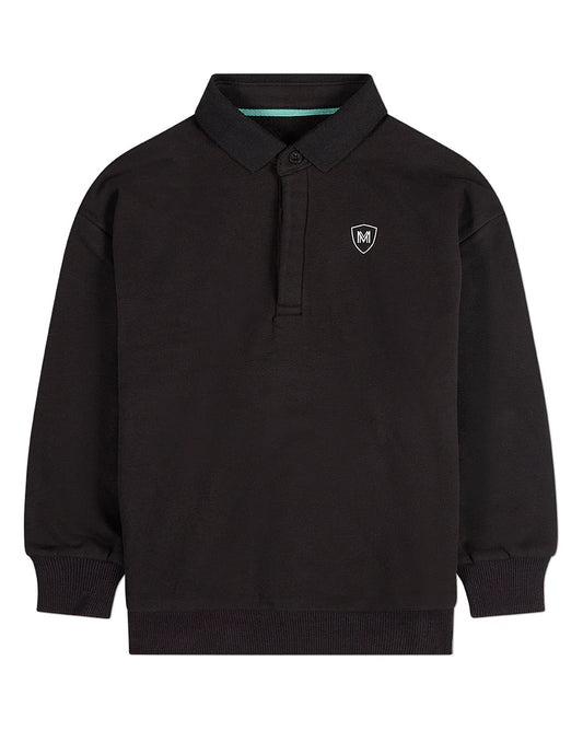 Memoi Boys Long Sleeve Polo Sweatshirt