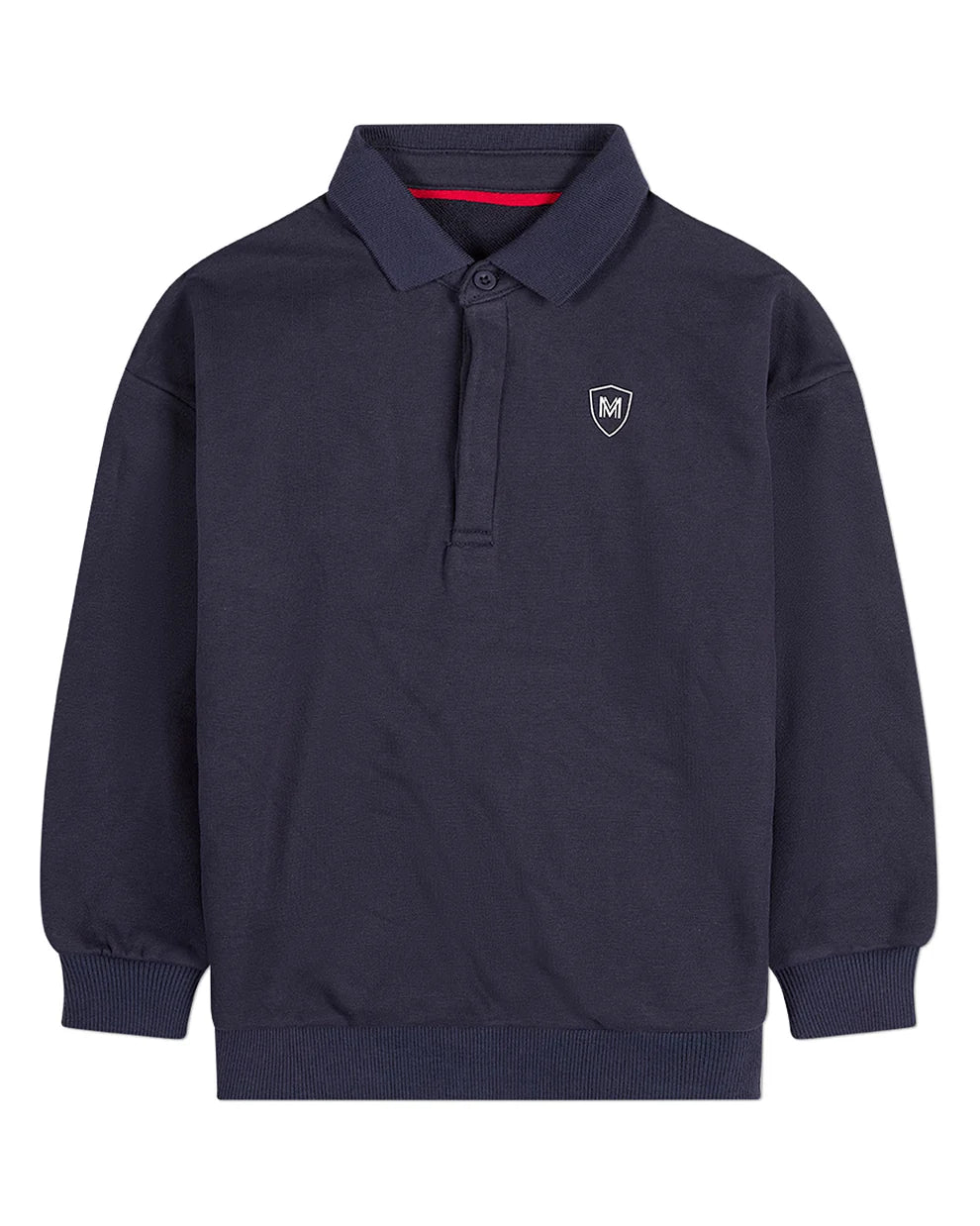 Memoi Boys Long Sleeve Polo Sweatshirt