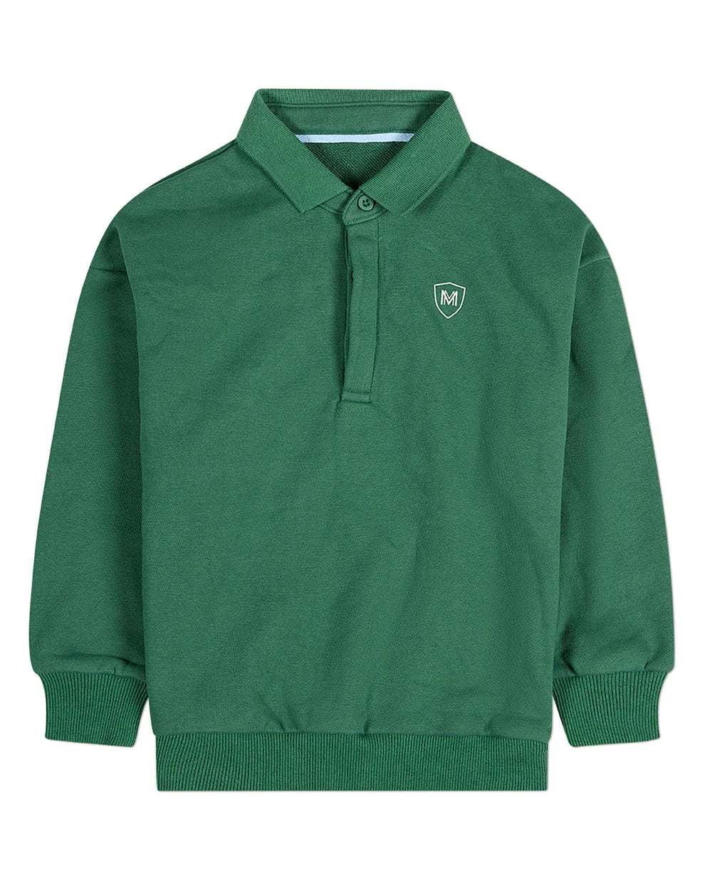 Memoi Boys Long Sleeve Polo Sweatshirt