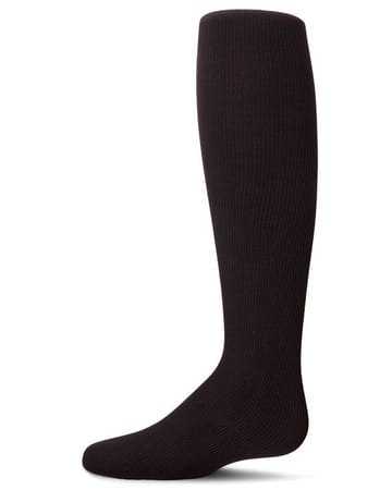 Memoi Girls Ribbed Supreme Cotton Blend Non-Pilling Tights mk-322