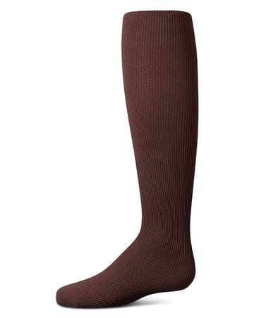 Memoi Girls Ribbed Supreme Cotton Blend Non-Pilling Tights mk-322