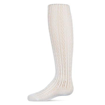 Memoi Pelerine Stitch Cotton Tights mk-330