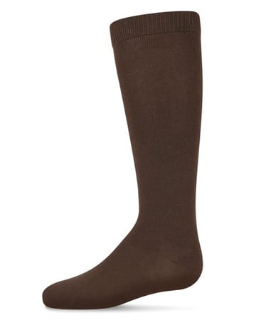 MeMoi Kids' Basic Cotton Blend Knee High Socks MK-5056