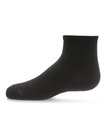 Memoi 3 Pair Pack Ribbed Mid Cut Sock Mk-563