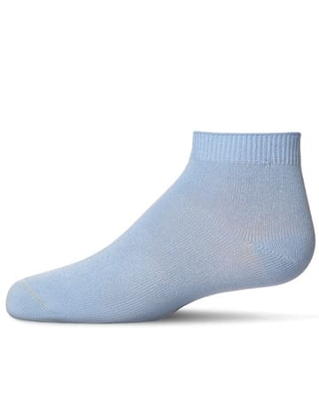 MeMoi Kids Basic Soft Bamboo-Blend Unisex Anklet Sock Basic Colors MK-6066